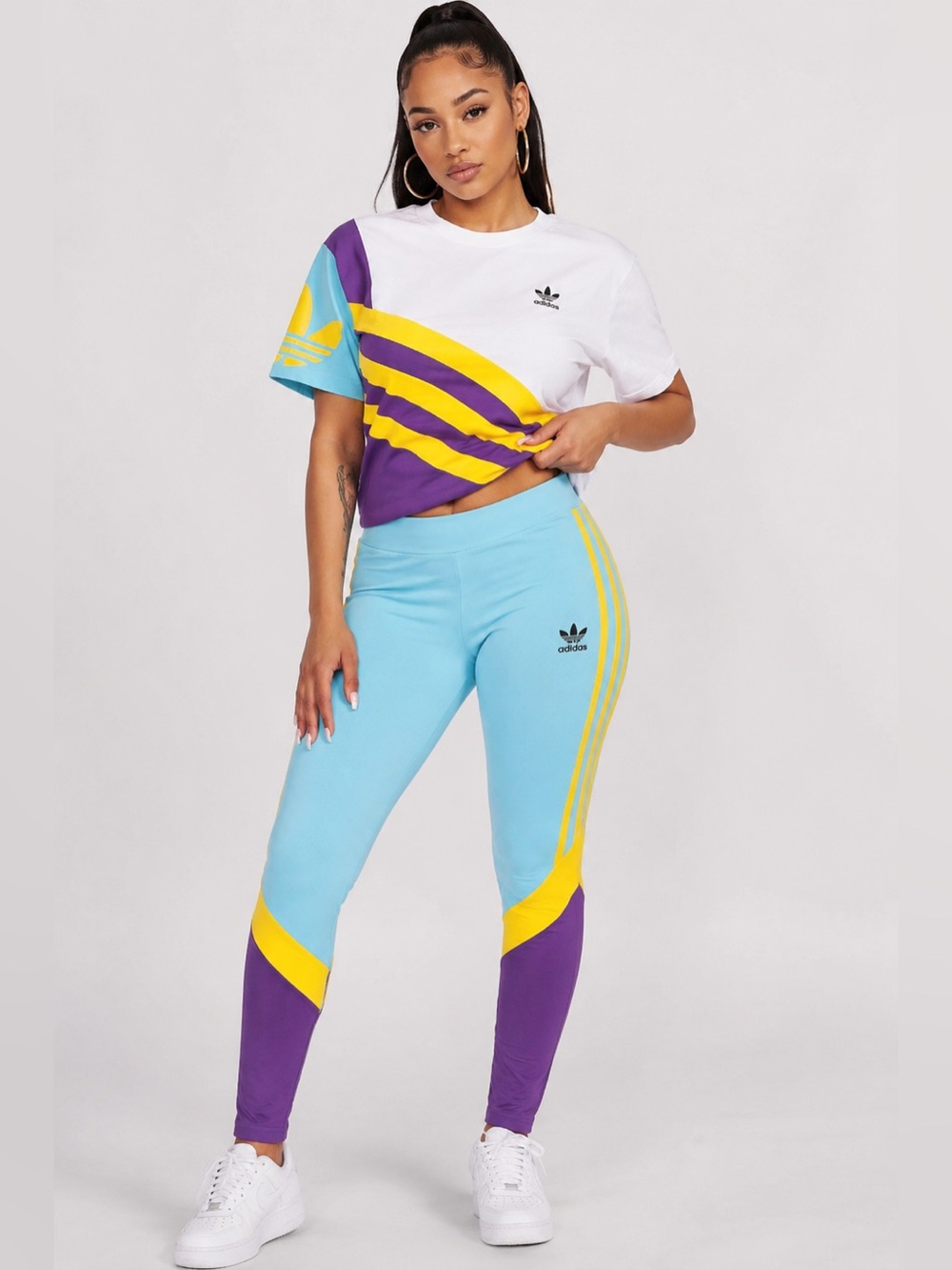 adidas Colorblock Leggings and Top